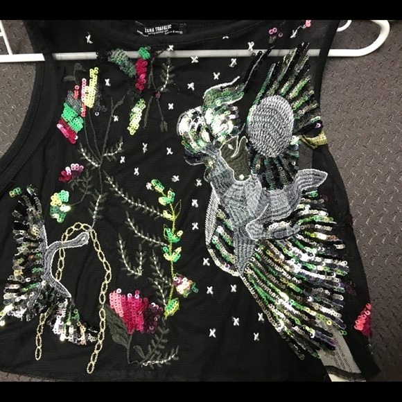 Zara Trafaluc  Crop Tank Top - Picture 7 of 8